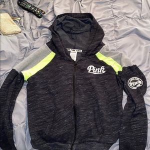 Brand pink cute zip up jacket